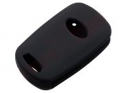 Generic product - Black rubber cover for Hyundai 3-button remote controls with folding blade